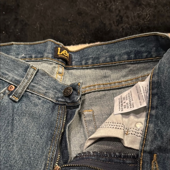 Lee Blue Straight Jeans Timeless Fit - Picture 3 of 5